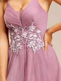 High Low Mesh Appliques Prom Dresses Luxurious Weddings