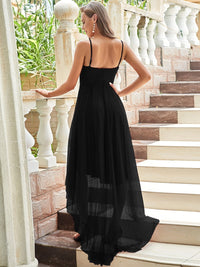 High-Low Tulle Prom Dress for Women Luxurious Weddings