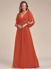 Floor Length Long Lantern Sleeves Formal Dresses Bridesmaid Dresses Luxurious Weddings Ball dresses NZ, formal Dresses, Cocktail Dresses, Party Dresses, Evening Dresses