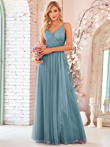 Floor Length Sleeveless Wholesale Tulle Bridesmaid Dresses Bridesmaid Dresses Luxurious Weddings Bridesmaid Dresses, Evening Dresses, Cocktail Dresses, Maxi Dresses, Summer Dresses, Dinner Dress, Special Occasion Dress, Custom Dress, Made-to-Order Dresses