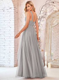 Floor Length Sleeveless Wholesale Tulle Bridesmaid Dresses Bridesmaid Dresses Luxurious Weddings Bridesmaid Dresses, Evening Dresses, Cocktail Dresses, Maxi Dresses, Summer Dresses, Dinner Dress, Special Occasion Dress, Custom Dress, Made-to-Order Dresses