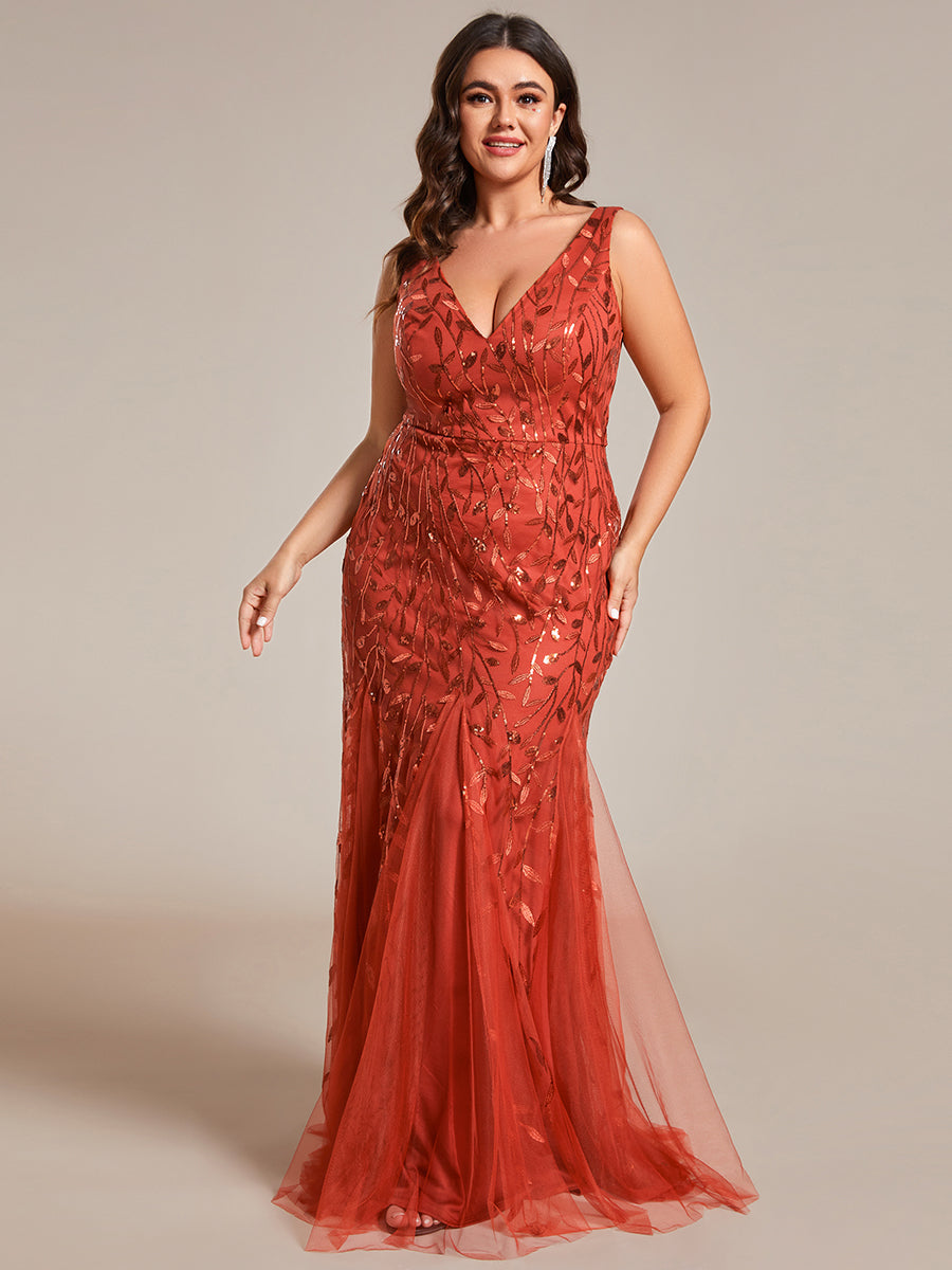 Classic Fishtail Sequin Evening Dresses Luxurious Weddings