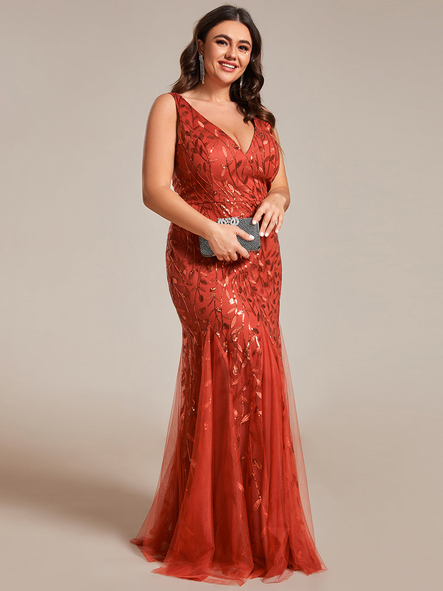 Classic Fishtail Sequin Evening Dresses Luxurious Weddings