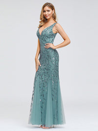 Classic Fishtail Sequin Evening Dresses