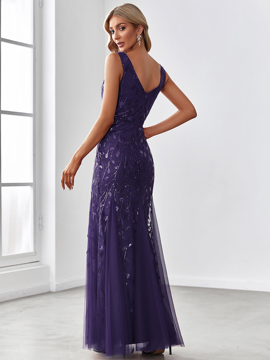 Classic Fishtail Sequin Evening Dresses