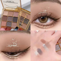 Eyeshadow Palette Waterproof Long Lasting Highlighter Palettes High Quality Professional Eyeshadow