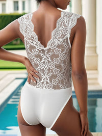 Lace sleeveless jumpsuit Bodysuit Luxurious Weddings