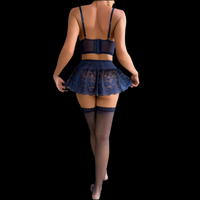 Ultra Sexy Lace G-String Skirt Lingerie Set