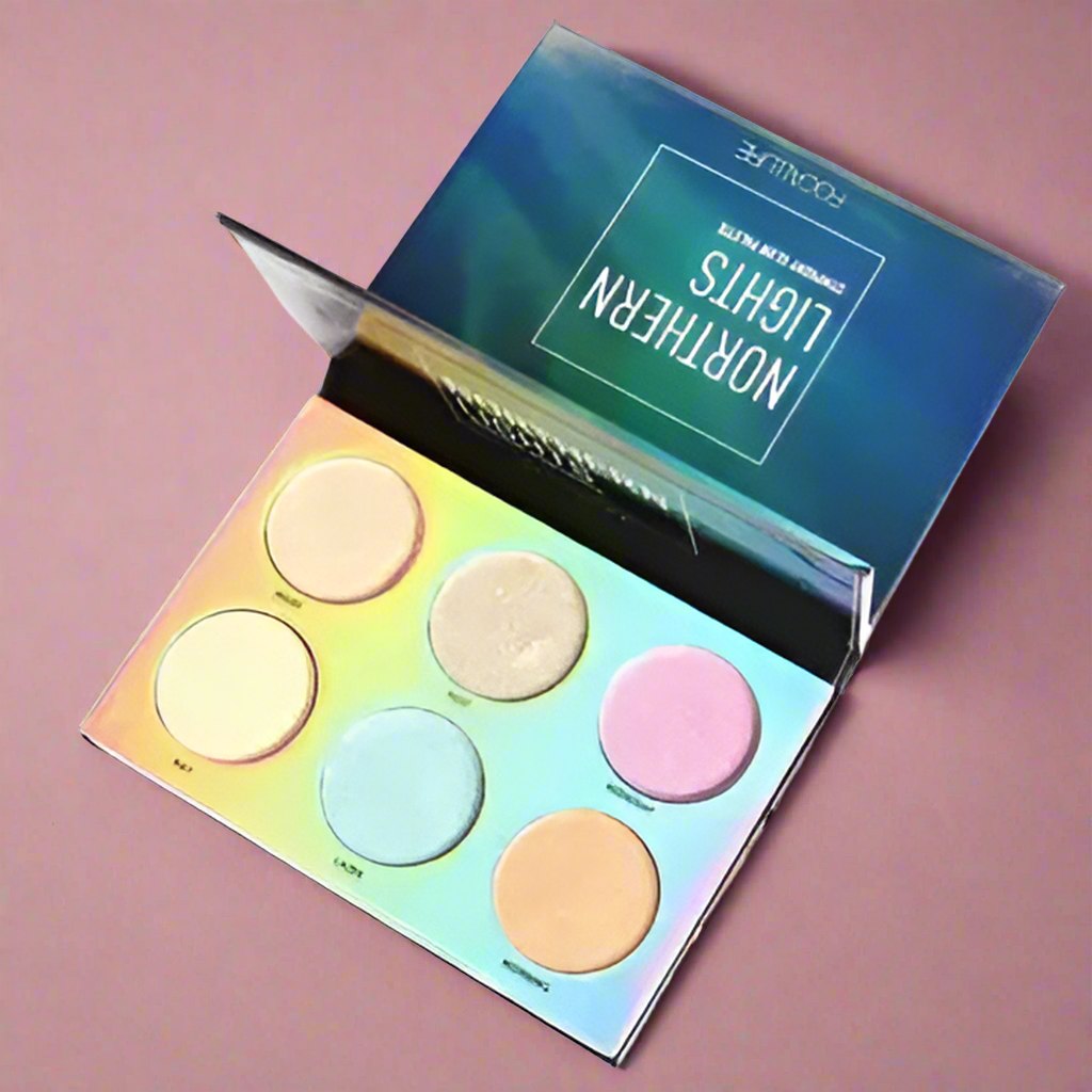 Focallure 6-Color Northern Lights Glow Bronzer Palette
