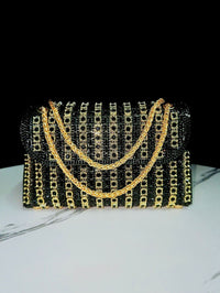 Socialite Diamond Handbag with Diamond Inlaid Chain Handbags Luxurious Weddings