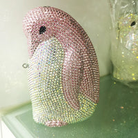 Designer Black Diamond Penguin Crystal Bag Handbags Luxurious Weddings