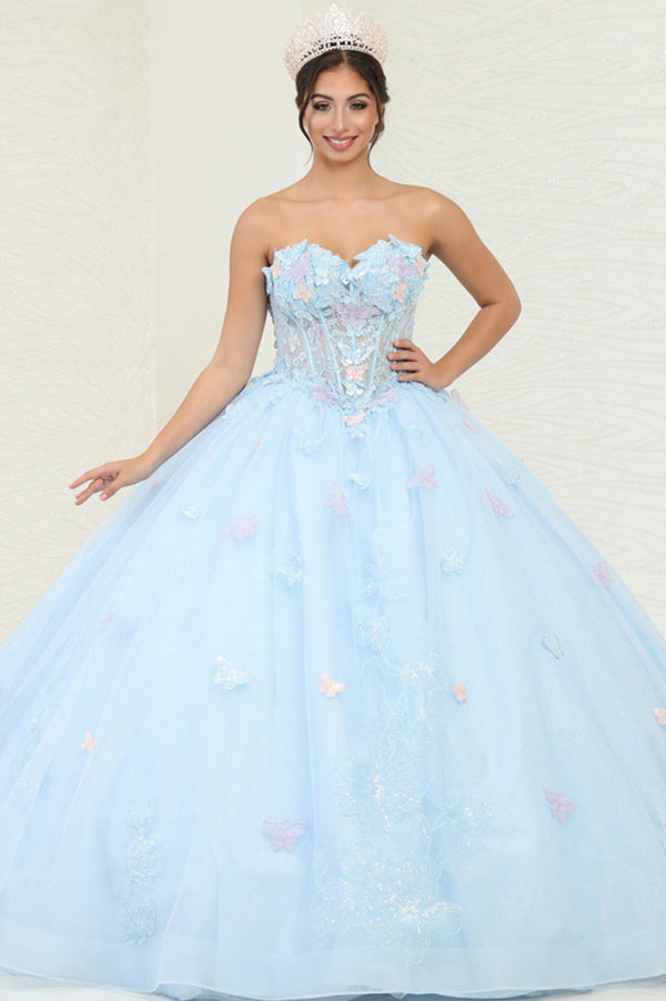 Timeless Beauty Quinceanera dress Luxurious Weddings