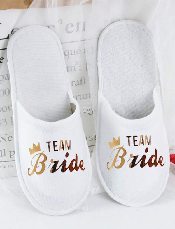 Team Bride Slippers