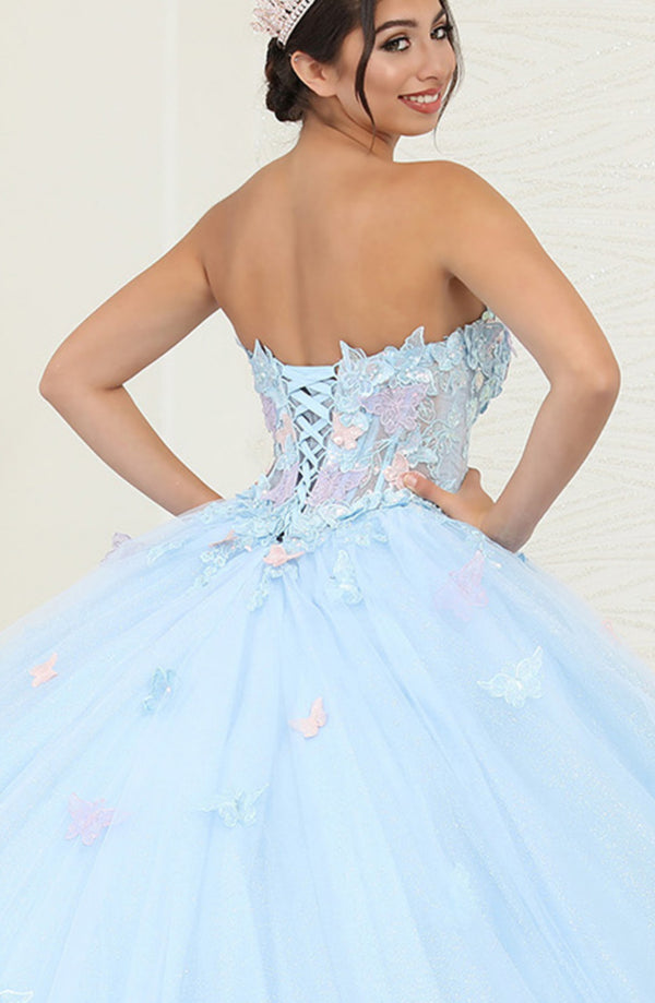 Timeless Beauty Quinceanera dress Luxurious Weddings