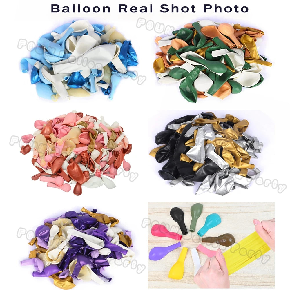Gender Reveal Balloons Garland Arch Kit Boy or Girl Baby Shower Balloon Pink Blue Gold Ballon Birthday Party Wedding Decoration Balloon Garlands