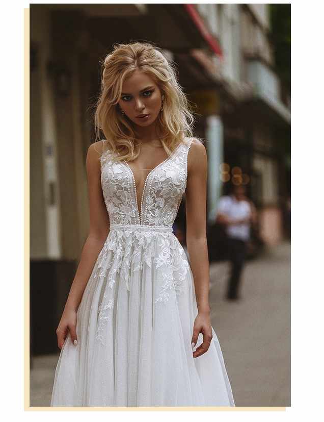 Boho Backless Mermaid Wedding Dress