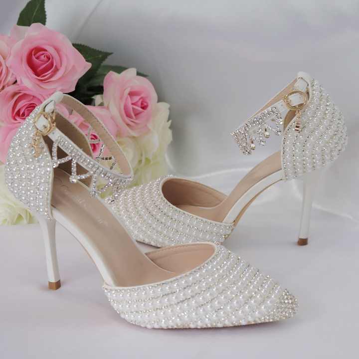 Crystal Elegance: Rhinestone Wedding Sandals