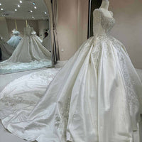 Vintage Satin Elegance wedding dress Luxurious Weddings