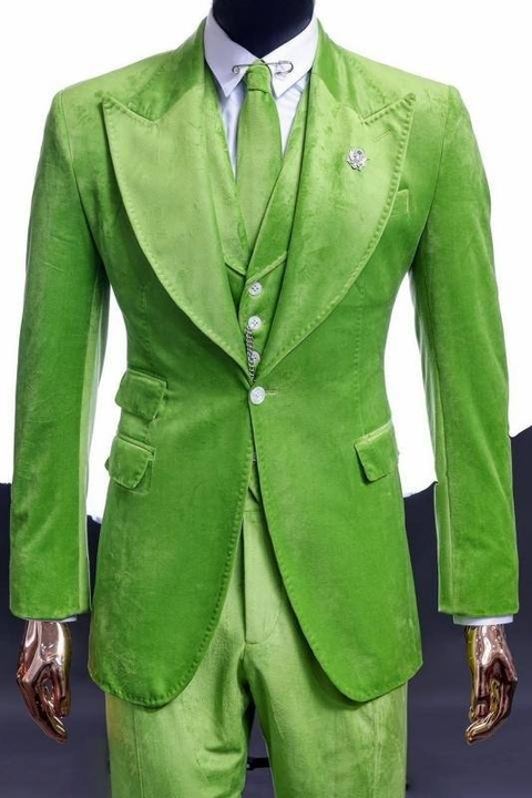 The Kermit Statement Suit Luxurious Weddings