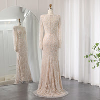 Luxury Beige Mermaid Wedding Dress Luxurious Weddings