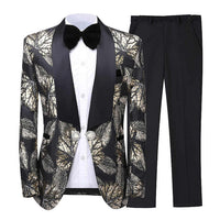 The Crimson King Statement Suit Luxurious Weddings