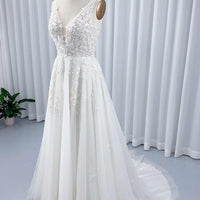 Bohemian Lace Sequin Wedding Dress Boho Wedding Dress Luxurious Weddings