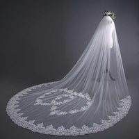 3M - Large Veil two Layers Bridal Veil Luxurious Weddings