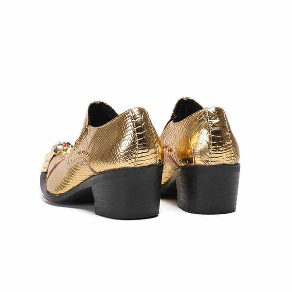 Golden Hour Genuine Leather Loafer Shoes