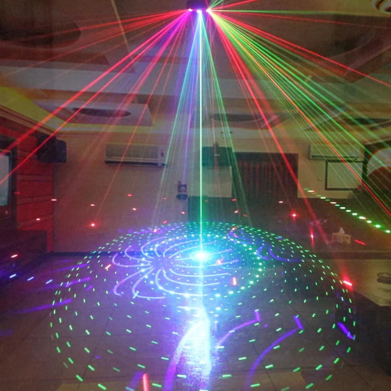 LED Disco Light - Perfect for Events- RGB Stage Lighting Effect Disco laser lights Luxurious Weddings