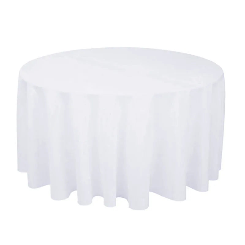 Polyester Round Tablecloth table linen Luxurious Weddings