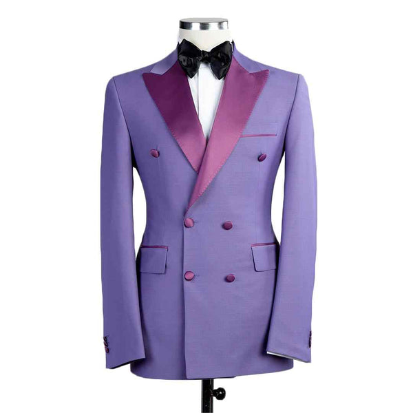 Men's Tuxedos 2 Pieces Peaked Lapel Men's Suits Luxurious Weddings