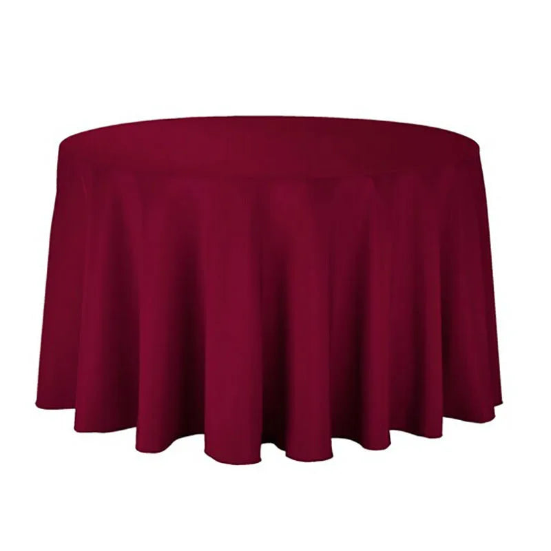 Polyester Round Tablecloth table linen Luxurious Weddings