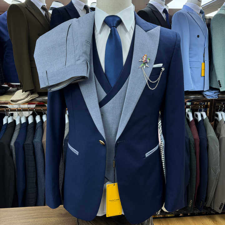The Marco 3pc Suit Mens Suit Luxurious Weddings