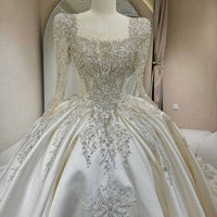 Vintage Satin Elegance wedding dress Luxurious Weddings