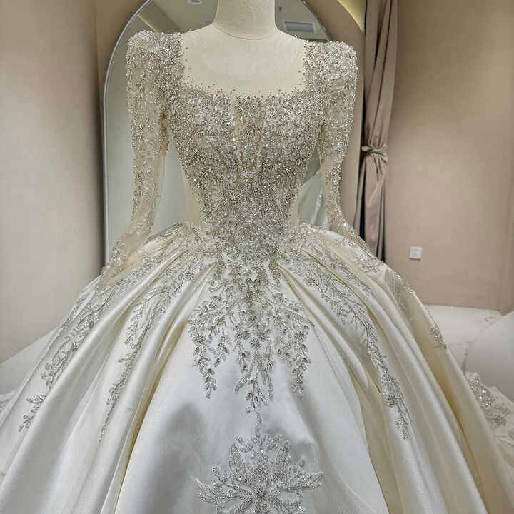 Vintage Satin Elegance wedding dress Luxurious Weddings