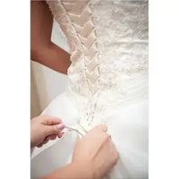 High quality New style trim long sleeve trailing plus size mermaid wedding dress Luxurious Weddings