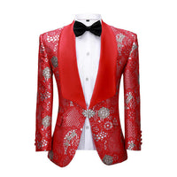 The Crimson King Statement Suit Luxurious Weddings