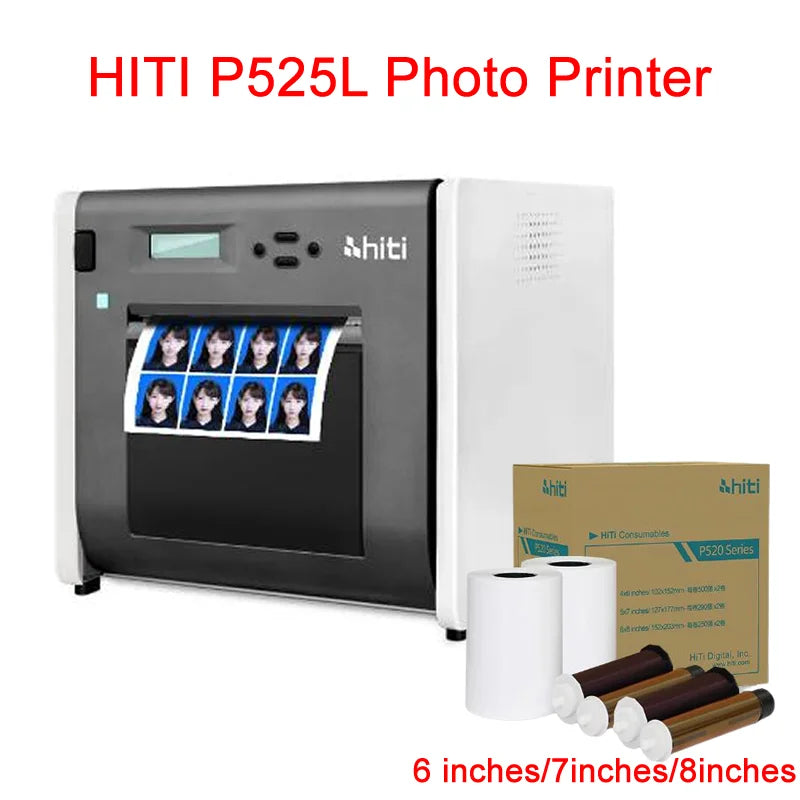 Photo Printing Machine, Heat Sublimation Type Photo Printer, Updated Version, P525L Photo booth Printer Luxurious Weddings