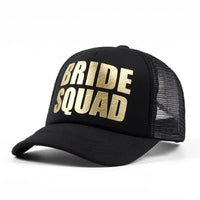 Bride Squad Wedding Baseball Cap headwear Luxurious Weddings