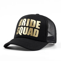 Bride Squad Wedding Baseball Cap headwear Luxurious Weddings