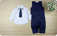 Toddler Boys 4PCS Formal Suit Set - Smart & Stylish Suits Luxurious Weddings