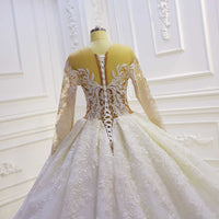 Beautiful Tulle and Lace A-Line Wedding Dress Wedding Dress Luxurious Weddings