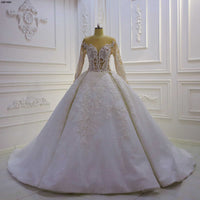 Beautiful Tulle and Lace A-Line Wedding Dress Wedding Dress Luxurious Weddings