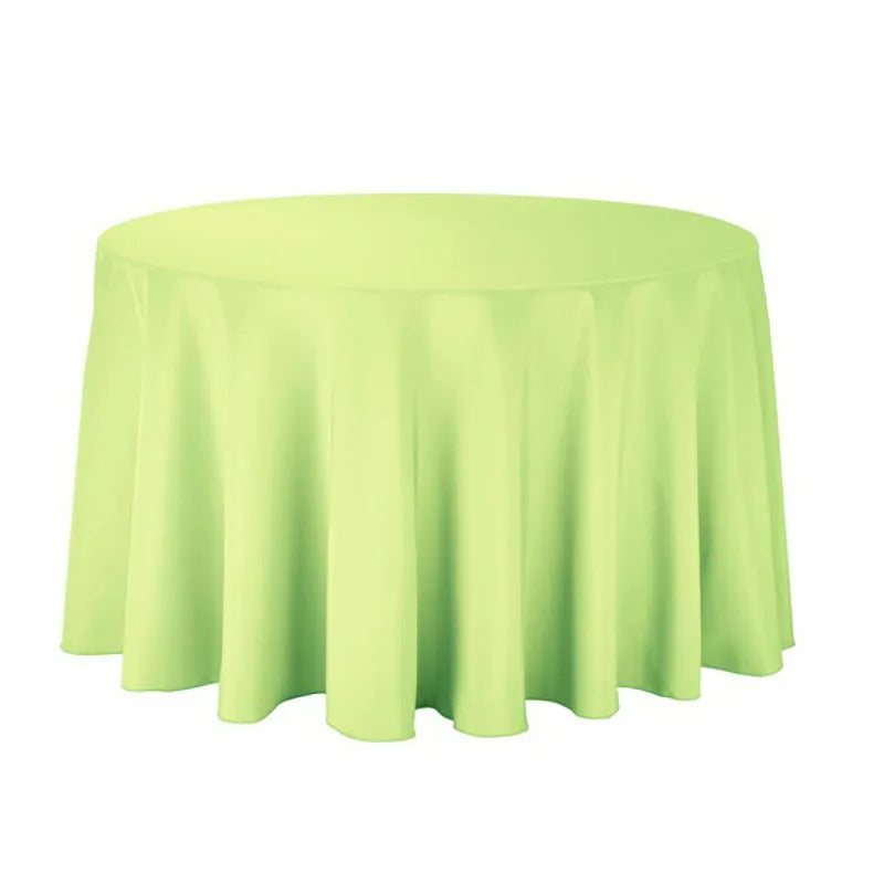 Polyester Round Tablecloth table linen Luxurious Weddings