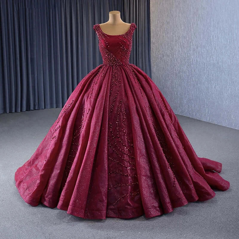 Blue Sleeveless Sequins Long Gown Evening Gown Evening Gown Luxurious Weddings