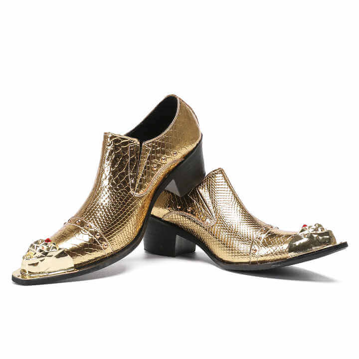 Golden Hour Genuine Leather Loafer Shoes