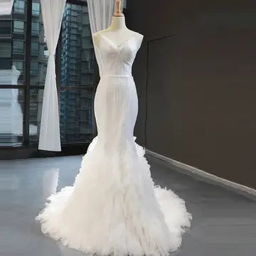 Luxurious bridal plus size mermaid wedding dress Luxurious Weddings