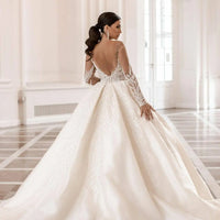 Alana-Jane Heavy Beaded Crystal Wedding Dress