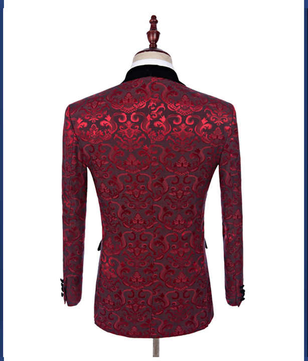 The Scarlet Commander Statement Suit Luxurious Weddings