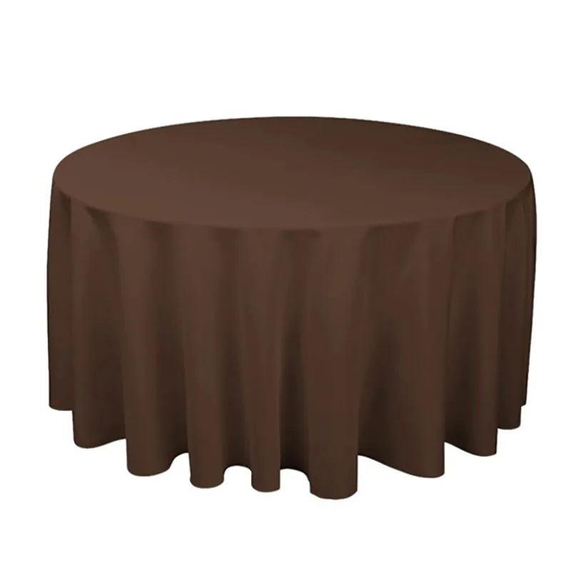 Polyester Round Tablecloth table linen Luxurious Weddings